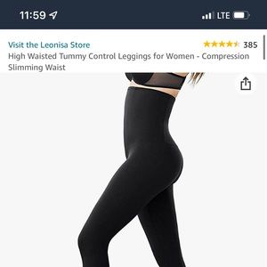 New without tags- high waisted tummy control leggings